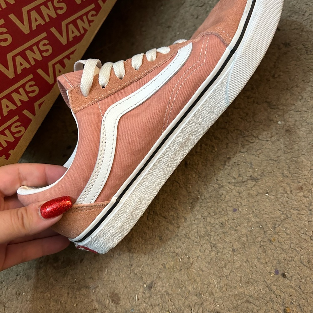 Pink vans blush